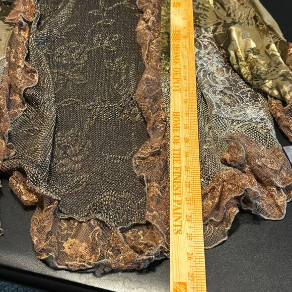 Spencer Alexis Women’s Cardigan XL Boho Lace Sheer Open Front Jacket NWT USA - Picture 6 of 6